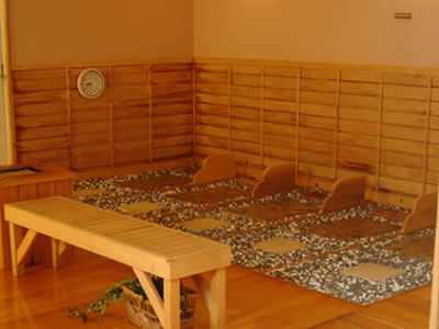 写真：ラジウム岩盤ミストの湯